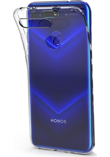 Huawei honor View 20 Kılıf Süper Sillikon+Nano Glass