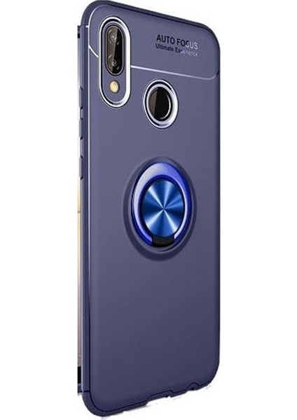 Xiaomi Mi 9 Se Kılıf Ravel Yüzüklü Mıknatıslı+Nano Glass