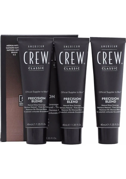 American Crew Precision Blend 2-3 Beyaz Kapatıcı 3x40 ml Dark