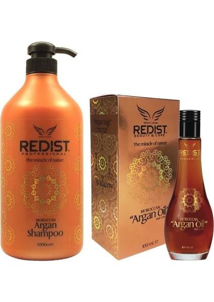 Argan Şampuan 1000 ml + Argan Yağ 100 ml