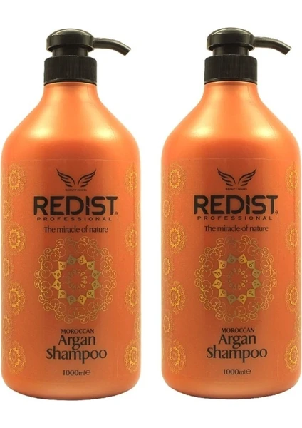 Argan Şampuan 1000 ml 2 li Set