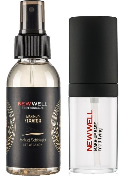 Makyaj Bazı 30 ml + Makyaj Sabitleyici Fixator 100 ml