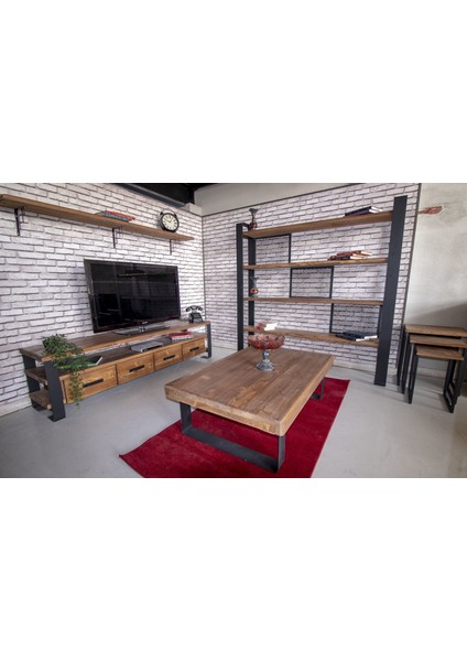 Masif Ahşap Kitaplık 30X180 fırsatları