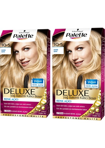 Deluxe 10-5 Dore Sarı x 2 Paket