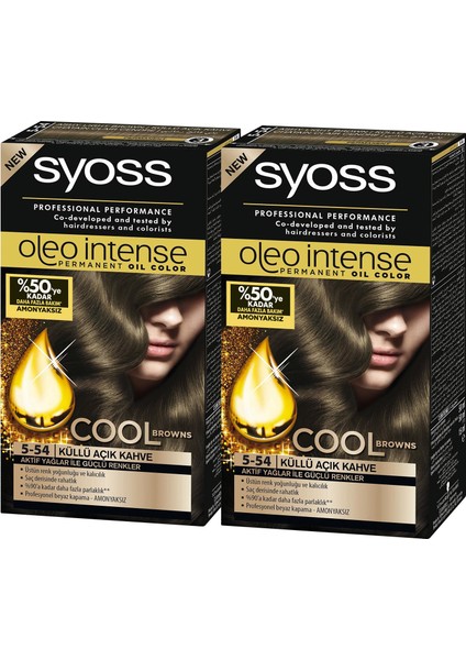 Oleo Intense Boya 5-77 Kestane Bakır x 2 Paket