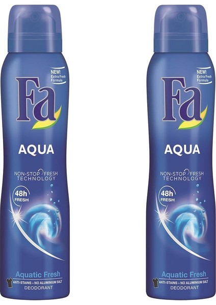 Aqua Deo Spray 150 ml 2'li Paket