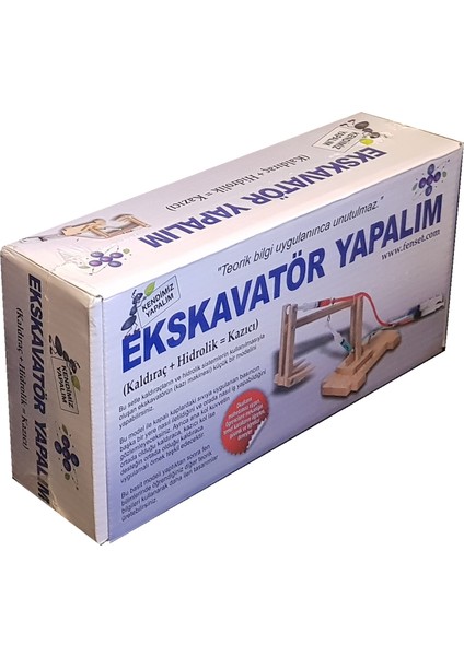 Ekskavatör Yapalım Hidrolik Kaldıraç Sıvı Basıncı Deney Seti