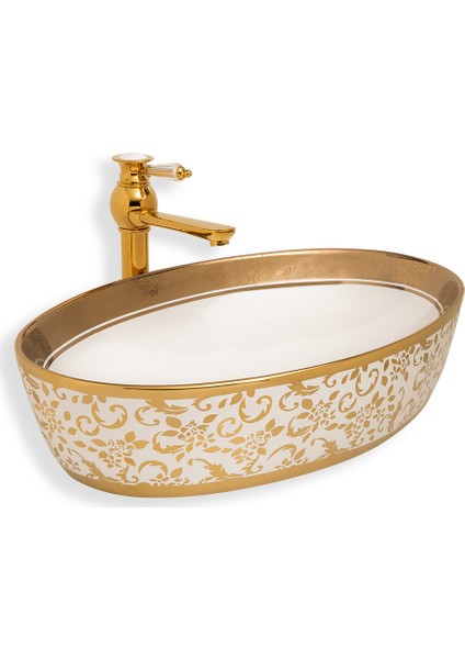 E-8130 Tezgah Üstü Porselen Lavabo