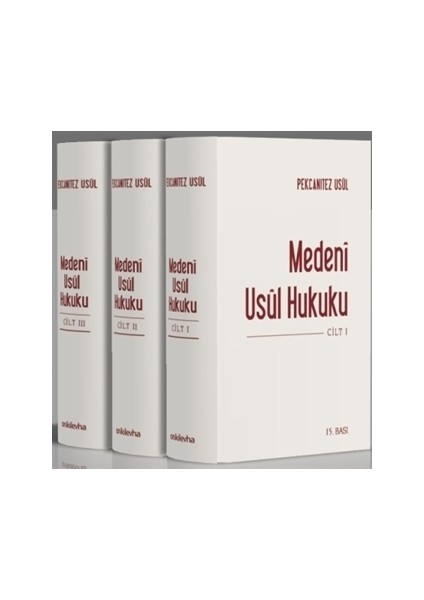 Medeni Usül Hukuku (3 Cilt Takım) - Hülya Taş Korkmaz - Hakan Pekcanıtez - Muhammet Özekes - Mine Akkan