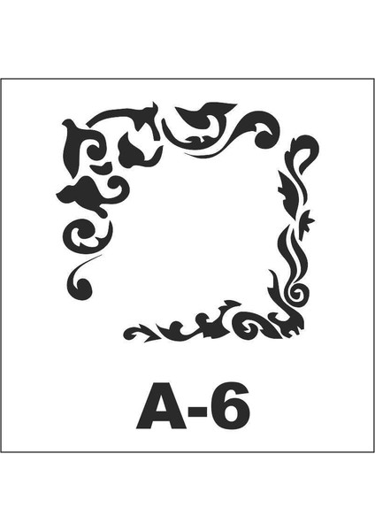 Artebella A-6 Stencil A Serisi 20x20 cm