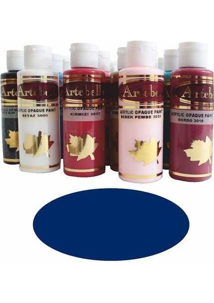 Artebella 3013 Koyu Mavi 260 cc Opak Boya