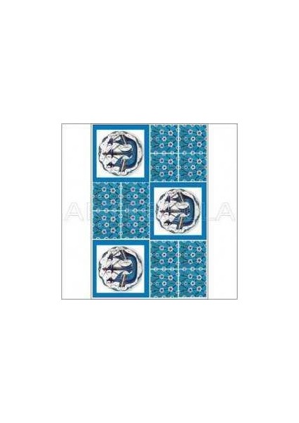 Artebella 1555V Mozaik Transfer(Açık Zeminde Uygulanır,23x34cm)