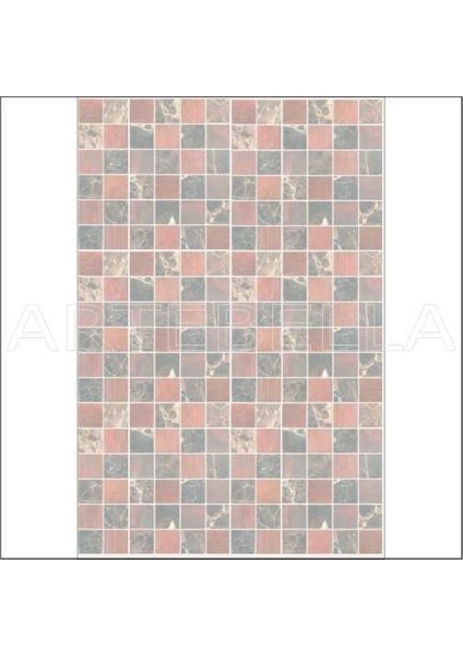 Artebella 1558V Mozaik Transfer(Açık Zeminde Uygulanır,23x34cm)