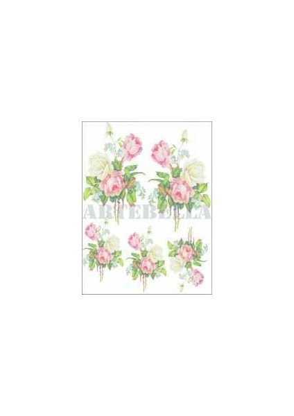 Artebella 1243K Küçük Kolay Transfer 17x24 cm (Koyu Zeminde Uygulanır,)