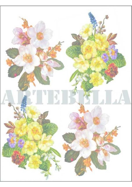 Artebella 1282K Küçük Kolay Transfer 17x24 cm (Koyu Zeminde Uygulanır,)