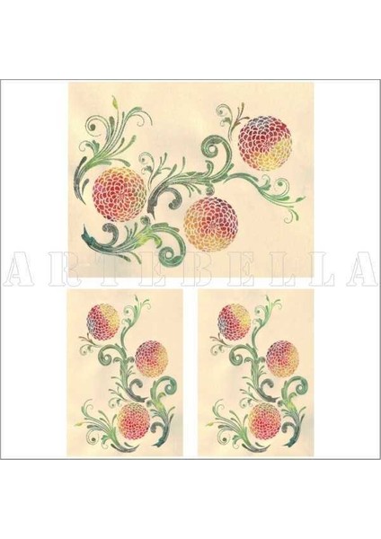 936 Artebella Soft Transfer (Koyu Zeminde Uygulanır-23x34 cm)