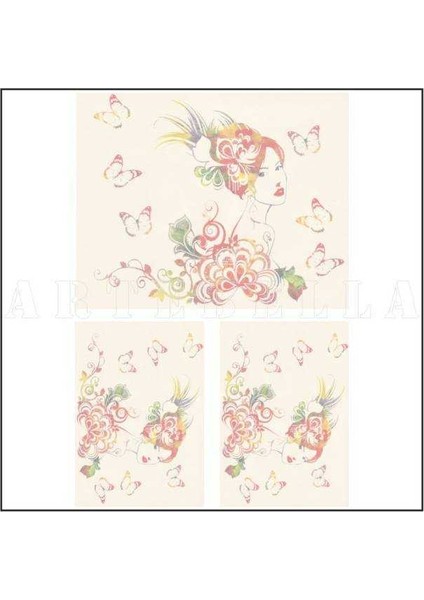 930 Artebella Soft Transfer (Koyu Zeminde Uygulanır-23x34 cm)