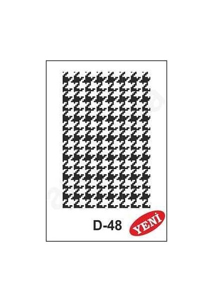 Artebella D-48 Stencil D Serisi 20x30 cm