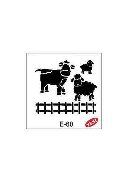 Artebella E Serisi Stenciller E-60 Stencil 10x10cm fiyatları