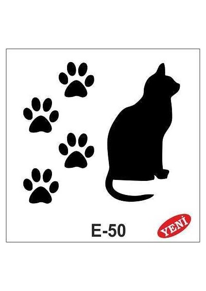 Artebella E Serisi Stenciller E-50 Stencil 10x10cm