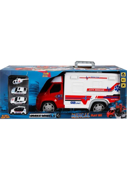 Oyun Set 4 Araçlı Taşınabilir Sesli Işıklı S00002032