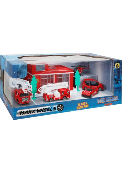 Garaj Set Polis İtfaiye Şehir 5 Araçlı S00002028
