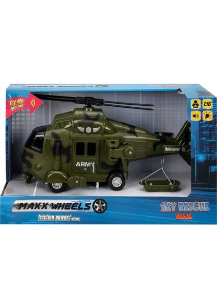 1 16 Helikopter Sky Rescue Team Sesli Işık S00001997