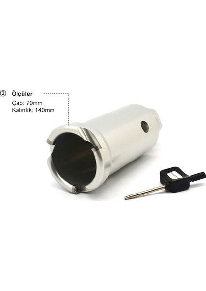 Mp21-8-3 Holes Cutter 70 Mm Ahşap Derinlik Aparatı