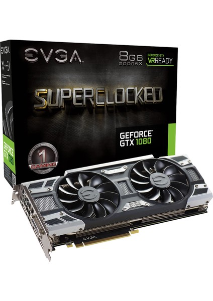 Nvidia GeForce GTX 1080 SC Gaming ACX 8GB 256Bit GDDR5 (DX12) PCI-E 3.0 Ekran Kartı 08G-P4-6183-KR