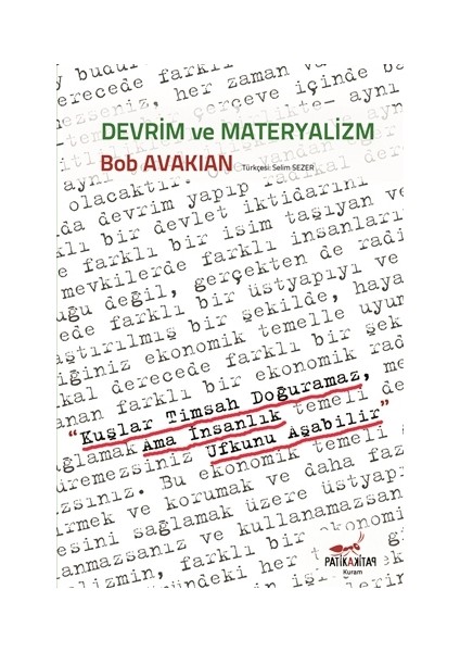 Devrim ve Materyalizm