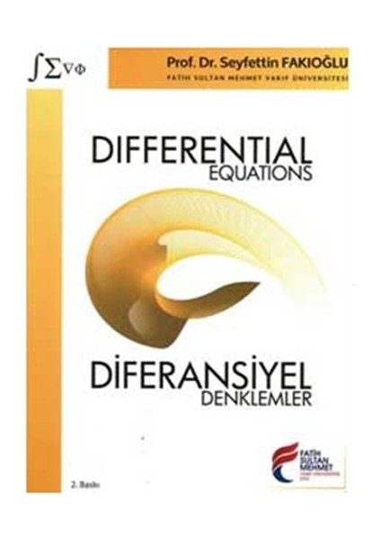 Differential Equations / Diferansiyel Denklemler