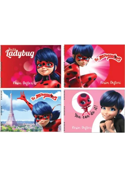 Lady Bug 25*35 15 Yp.Resim Defteri