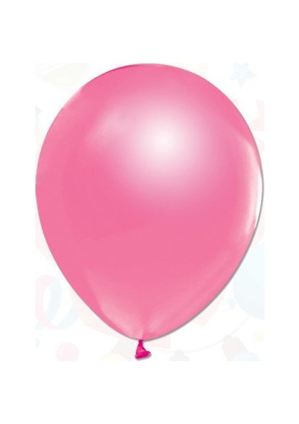 Balon Metalik Pembe 100' lü