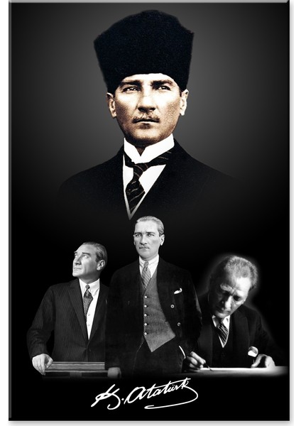 Atatürk Resimlerinden Kanvas Tablo