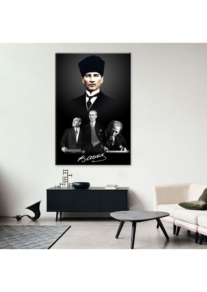 Atatürk Resimlerinden Kanvas Tablo