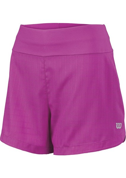 Star Windowpane 4" Kadın Şortu - Rose Viole (XS) (WRA748802XS)