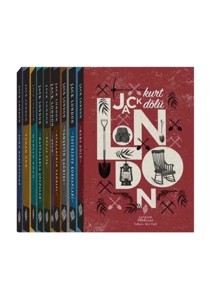 Jack London Seti (10 Kitap Takım) - Jack London