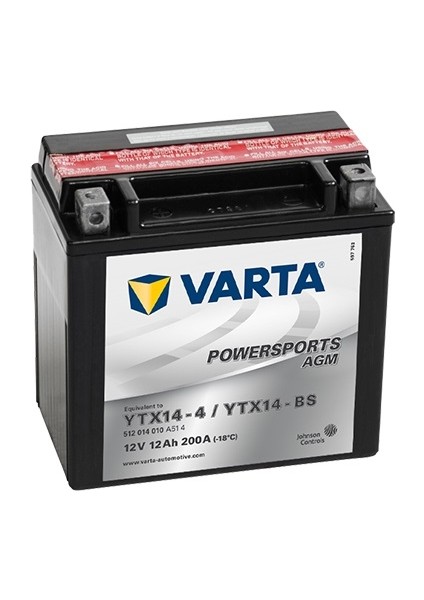 Motosiklet Aküsü Ytx14-Bs (Kawasakİ Vn800 A 96-03)