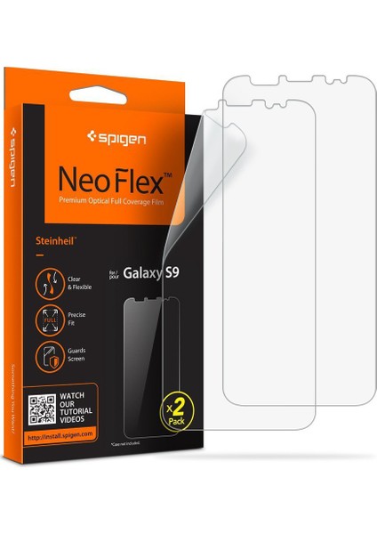 Samsung Galaxy S9 Ekran Koruyucu Film Neo Flex HD (2 Adet) - 592FL22815