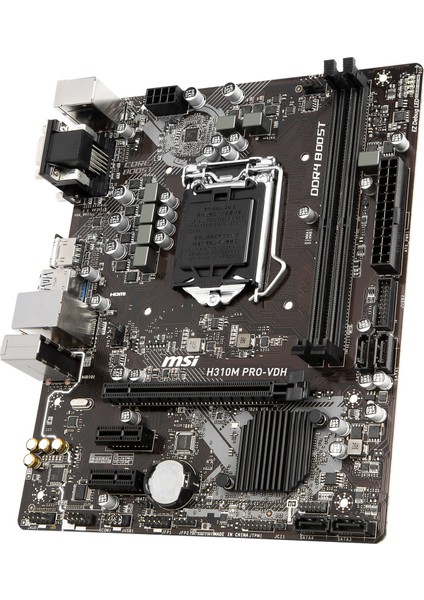 H310M PRO-VDH 2666MHz DDR4 Soket 1151 mATX Anakart