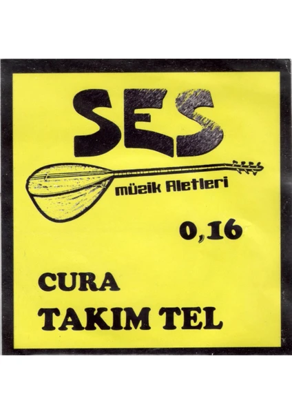 Ses Müzik Aletleri Cat016 Cura Aks Tel 0,16 Takım