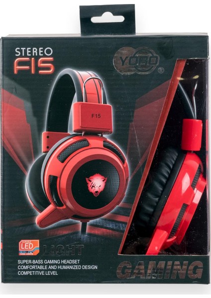 Yr-F15-B Mikrofonlu Işıklı Gaming Kulaklık Mavi fırsatları