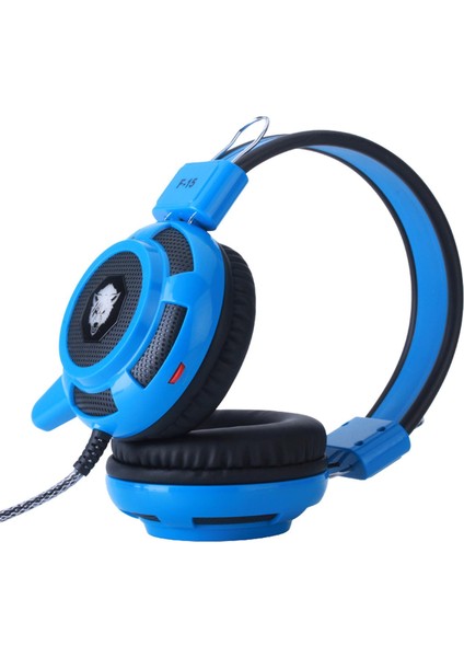 Yr-F15-B Mikrofonlu Işıklı Gaming Kulaklık Mavi