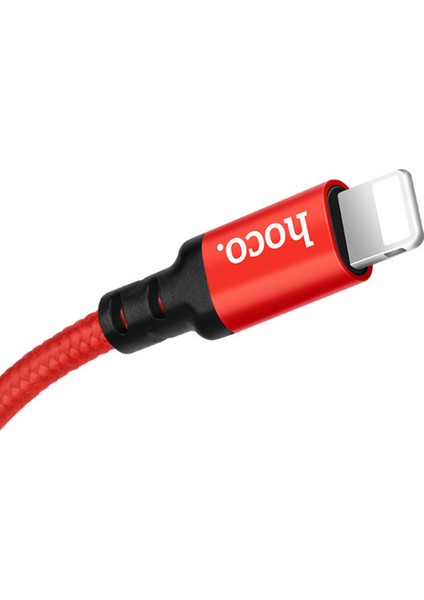 HOCO U63 USB Type C Android 2.4A Hızlı Şarj Kablosu 1.2m - Siyah