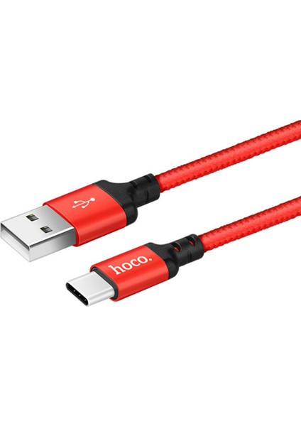 HOCO X14 Micro USB Android Hızlı Şarj Kablosu 100 cm - Siyah