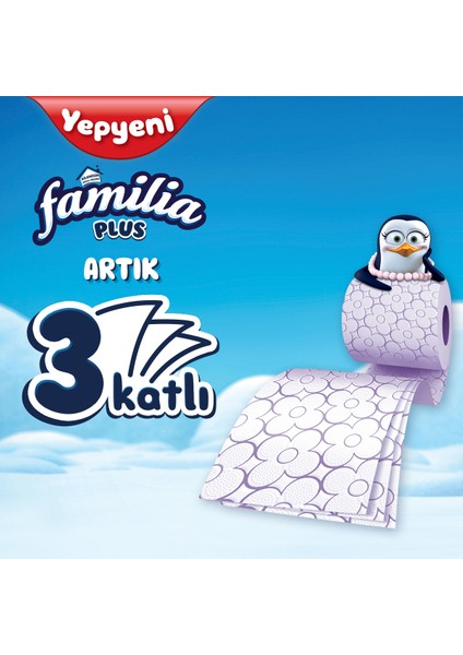 Plus Parfümlü Tuvalet Kağıdı Jumbo Paket 96 Rulo