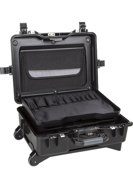 Mtc 430Bt Siyah - Bez Takım Dizmeli +Plastik Bölmeli Tough Case Pro Takım Çantası