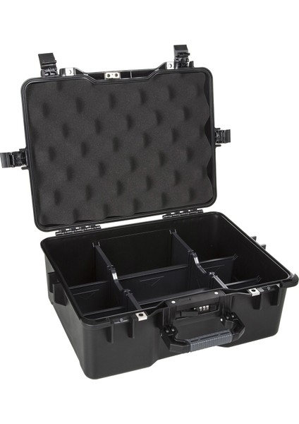 Mtc 360Pl Siyah - Yumurta Sünger + Plastik Bölmeli Tough Case Pro Takım Çantası