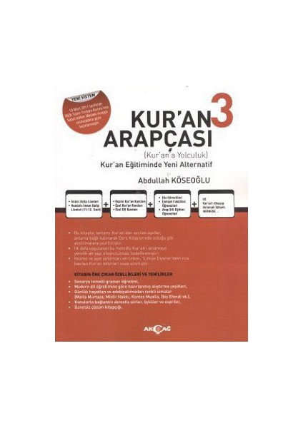 Kur'an Arapçası 3. Kitap + Çözüm Kitabı
