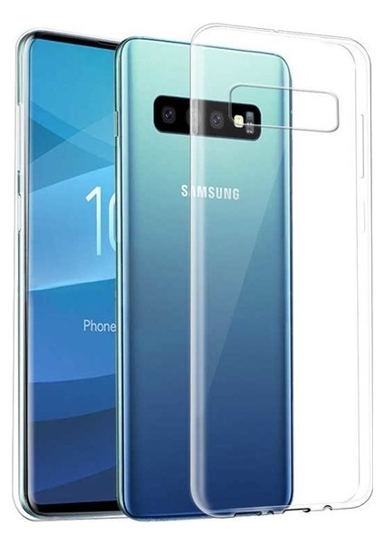 Jopus Samsung Galaxy S10 Plus Kılıf Arka Kapak Şeffaf + Curve Nano Ekran Koruyucu